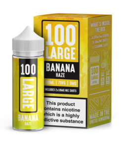 100 Large -Banana Haze 100ml Short Fill Including Nic Shots