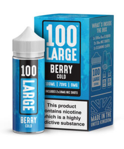 100 Large - Berry Cold 100ml Short Fill Including Nic Shots