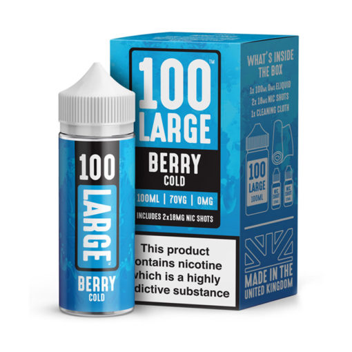 100 Large - Berry Cold 100Ml Short Fill Including Nic Shots
