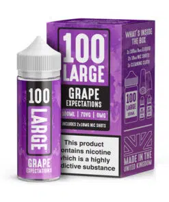 100 Large - Grape Expectations 100ml Short Fill Including Nic Shots