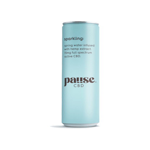 12 X Pause Cbd 15Mg Full Spectrum Cbd Sparkling Spring Water 250Ml