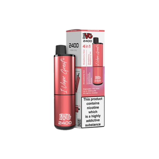 20Mg Ivg 2400 Strawberry Edition Disposable Vape