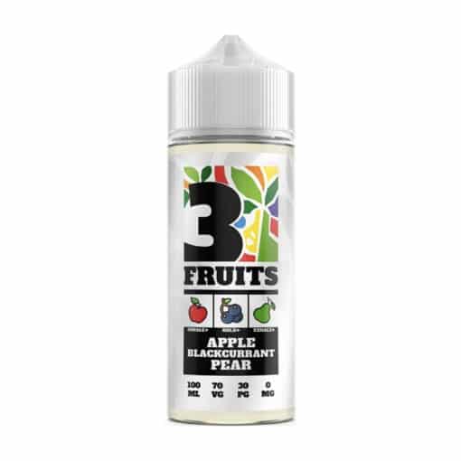 Apple Blackcurrant &Amp; Pear 100Ml 0Mg Short Fill