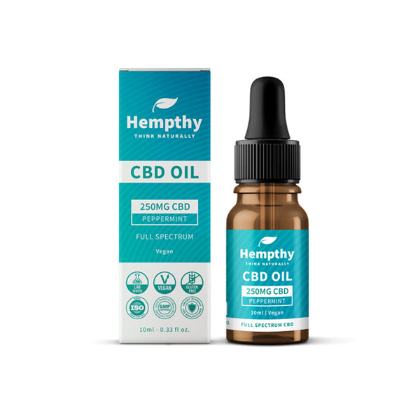 Hempthy 1000Mg Cbd Oil Full Spectrum Peppermint - 10Ml Jwnar0107X0252.Jpg