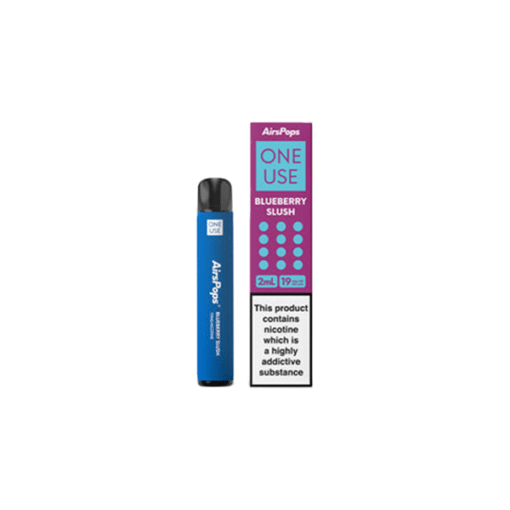 Airspops One Use Disposable Blueberry Slush 600 Puff
