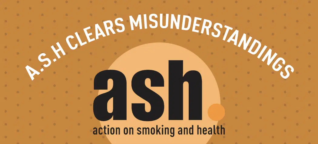 Ash Uk Clears The Air - Vape Misunderstandings