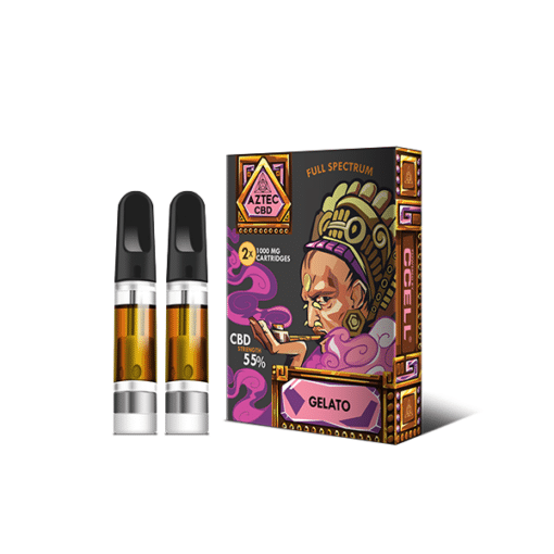Aztec Cbd X2 1000Mg Gelato Carts