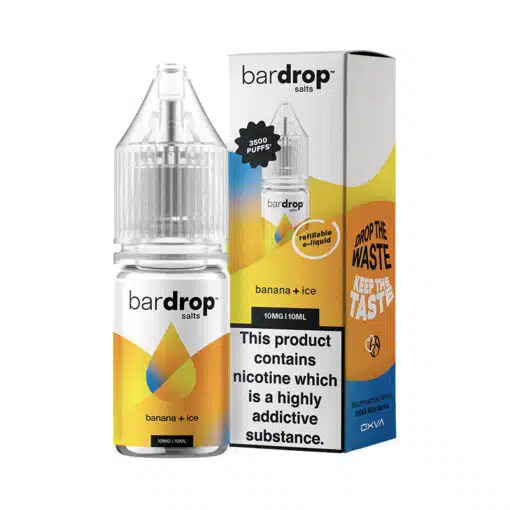Bar Drop Salts Banana Ice 3500 Puff