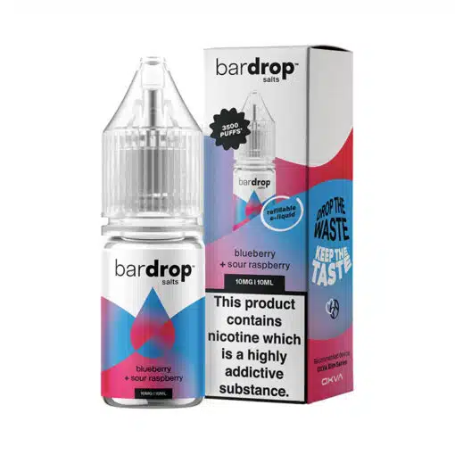 Bar Drop Salts Blueberry Sour Raspberry 3500 Puff