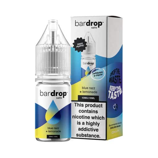 Bar Drop Salts Blue Razz Lemonade 3500 Puff