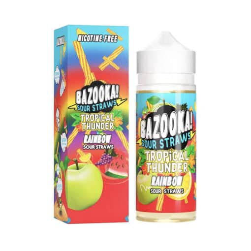 Bazooka Tropic Thunder Rainbow Sour 100Ml E-Liquid Short Fill