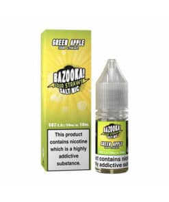 Bazooka Green Apple Sour Straws Salt Nic 10mg & 20mg