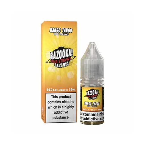 Bazooka Mango Tango Sour Straws Salt Nic 10Mg &Amp; 20Mg