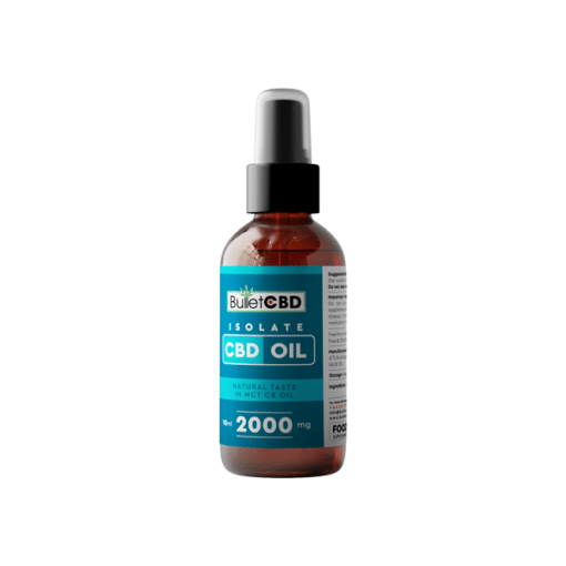 Bullet Cbd 2000Mg Pure Cbd Isolate Mct Oil Spray - 10Ml