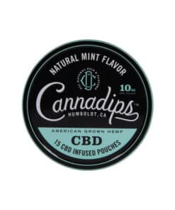 Cannadips Natual Mint 15 CBD Pouches