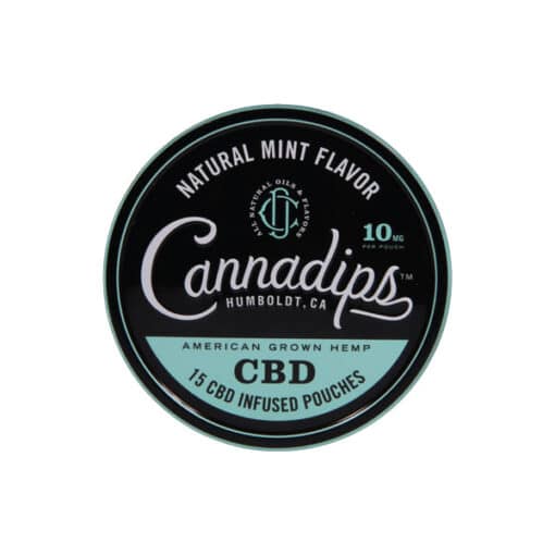 Cannadips Natual Mint 15 Cbd Pouches