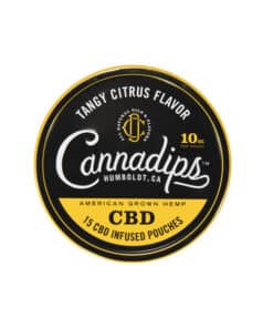 Cannadips Tangy Citrus 15 CBD Pouches
