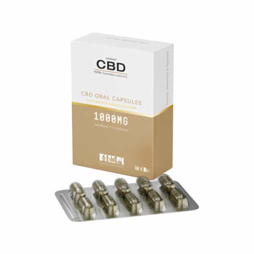Cbd By British Cannabis 1000Mg Cbd 100% Cannabis Oral Capsules - 30 Caps
