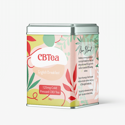 Cbtea 125Mg Cold Pressed Full Spectrum Cbd English Breakfast 50G