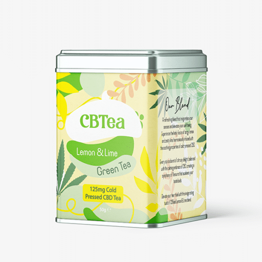 Cbtea 125Mg Cold Pressed Full Spectrum Cbd Lemon &Amp; Lime - 50G
