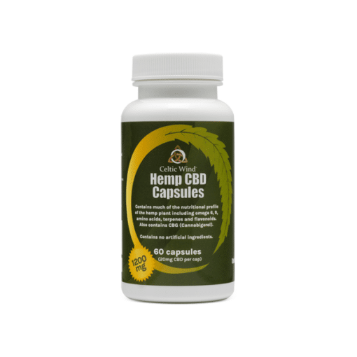 Celtic Wind Crops 1200Mg Cbd Cold Pressed Capsules - 60 Caps