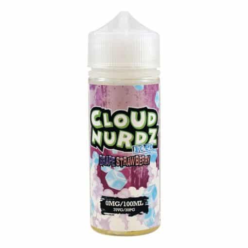 Cloud Nurdz Grape Strawberry Iced 100Ml