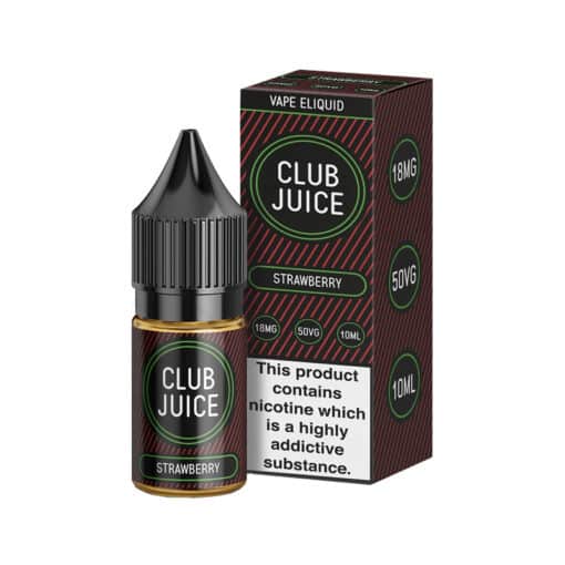 Club Juice 50/50 Strawberry 10Ml E-Liquid