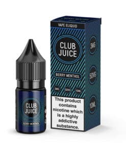 Club Juice 50/50 Vape Liquid Berry Menthol