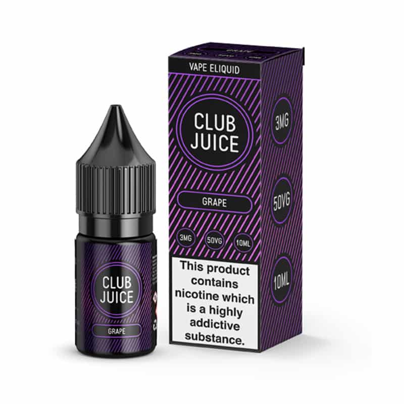 Grape 50/50 10ml By Club Juice ELiquids UK