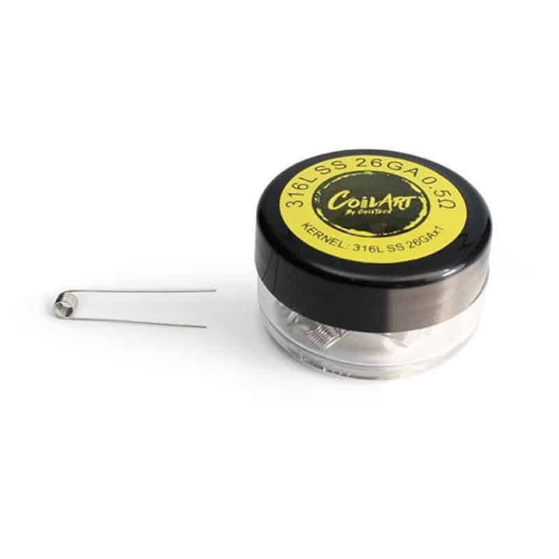 0.50 Ohm Coil Art Premade 316L SS Coils ELiquids UK