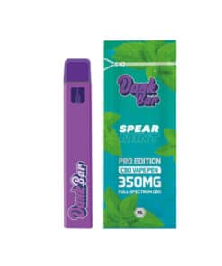 Dank Bar Pro Edition 350mg Full Spectrum CBD Vape Disposable by Purple Dank - 12 flavours