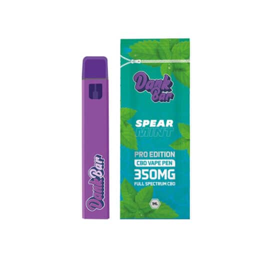 Dank Bar Pro Edition 350Mg Full Spectrum Cbd Vape Disposable By Purple Dank - 12 Flavours