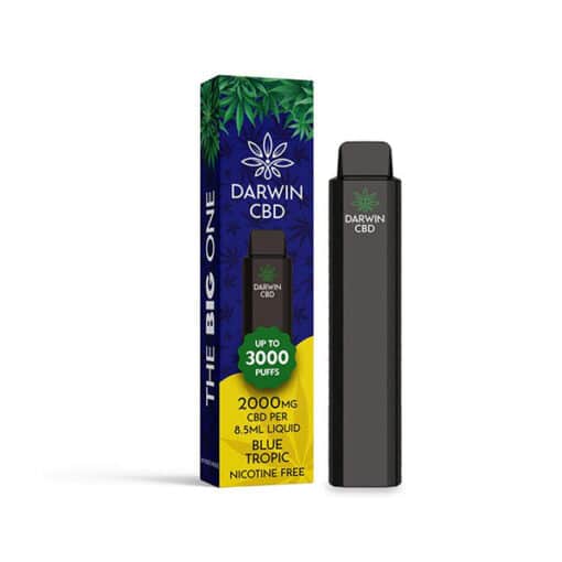 Darwin The Big One 2000Mg Cbd Disposable Vape Device 3000 Puffs