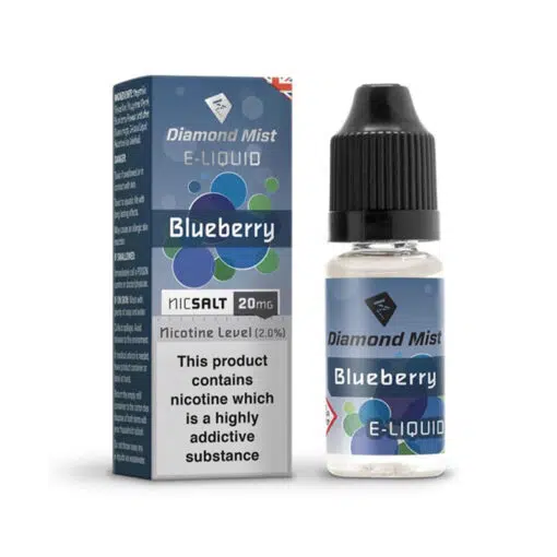 Diamond Mist Nic Salt - Blueberry 10Ml 20Mg