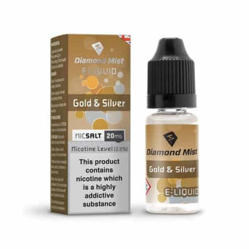Gold &Amp; Silver Nic Salt 10Ml 20Mg