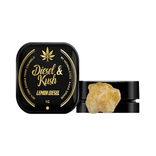 Diesel &Amp; Kush 900Mg Canna Terp Cbd Lemon Diesel Dab Slabs - 1G