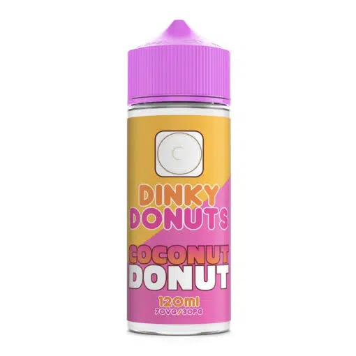 Dinky Donuts - Coconut Donut 100Ml 0Mg Short Fill