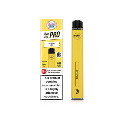 Dinner Lady Vape Pen Pro - Banana  Ice 20Mg