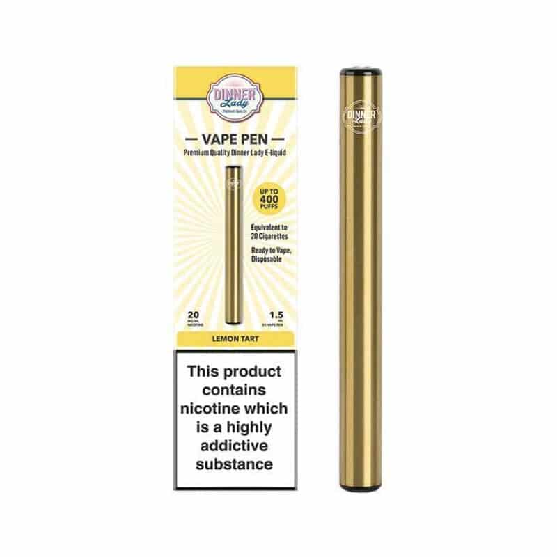 The Disposable Vape Industry In 2021 2 Dinner Lady Disposable Lemon Tart 400 Puff