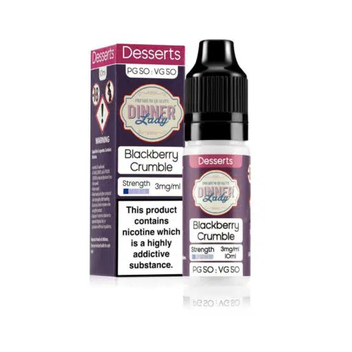 Dinner Lady 50/50 Blackberry Crumble 10Ml