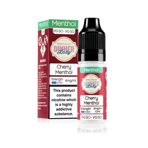 Dinner Lady 50/50 - Cherry Menthol 10Ml