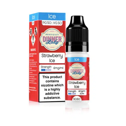 Dinner Lady 50/50 - Strawberry Ice 10Ml