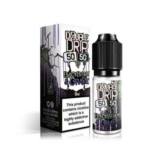Double Drip 5050 - Blackberry &Amp; Grape 10Ml