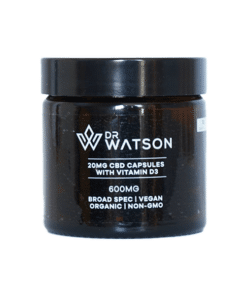 Dr Watson CBD Capsules Vitamin D3 600mg