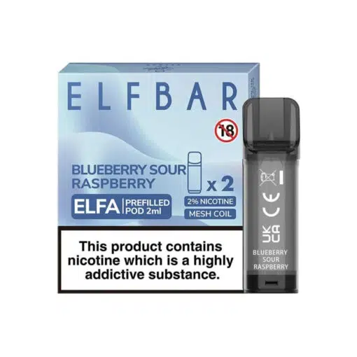 Elfa Pods Blue Sour Raspberry 2% (20Mg)