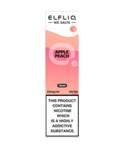 Apple Peach Elfliq 10Ml Nic Salt By Elf Bar
