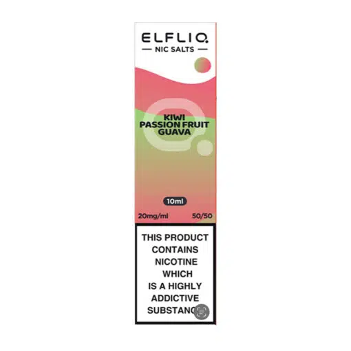 Kiwi Passionfruit Guava Elfliq 10Ml Nic Salt By Elf Bar