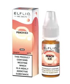 Elfliq Nic Salts In 5Mg Elfliq Peach Ice 10Ml Nic Salt