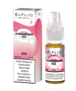 Elfliq Nic Salts In 5Mg Elfliq Strawberry Ice 10Ml Nic Salt