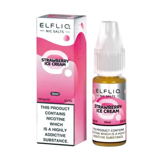Elfliq Strawberry Ice Cream 10Ml Nic Salt